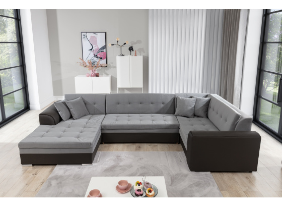 Sedací souprava Damario Mat Velvet 85/ Kongo 195 Levá