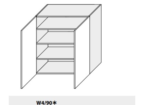 Horní skříňka  PLATINIUM W4 90