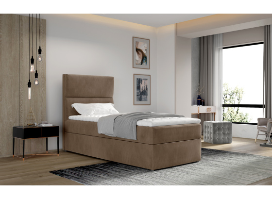 Postel boxspring Arco 90x200 Monolith 09  