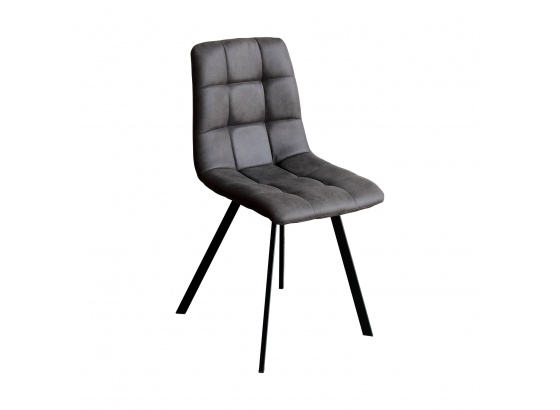 Jídelní židle BERGEN šedé mikrovlákno