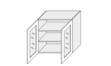 Horní skříňka SILVER W3 S 80- sklo