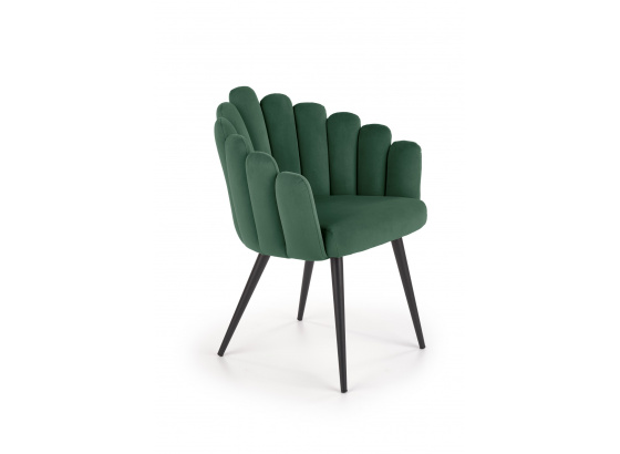 Jídelní židle K410 sametově zelená