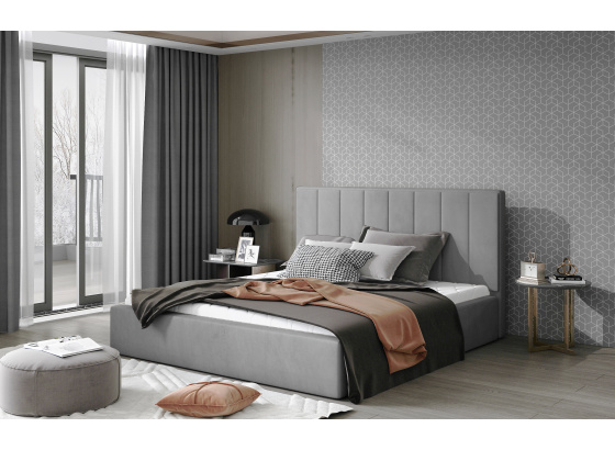 Postel Audrey 200x200 Monolith 84 bez matrace s úl. prostorem