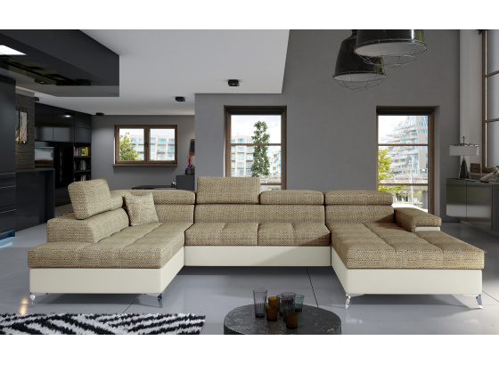 Sedací souprava Eduardo Berlin 03/ eko kůže  Soft 33 Levá