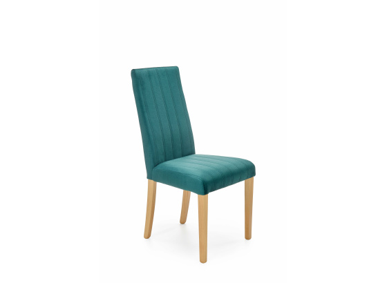 Jídelní židle DIEGO 3 dub medový/MONOLITH 37(tmavě zelená)