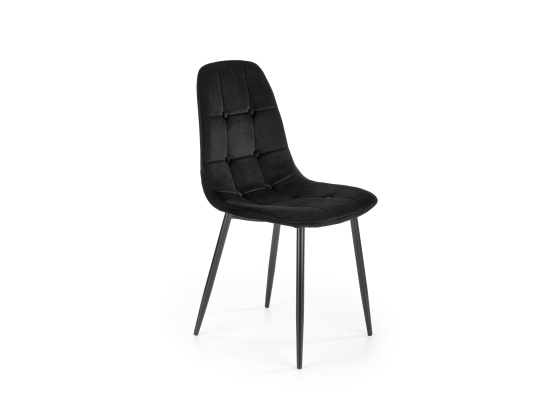 Jídelní židle K417 sametová černá