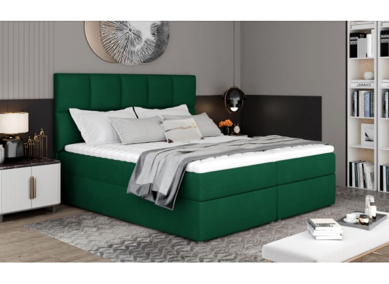 Postel Boxspring GLOSSY 185x210 Kronos 19