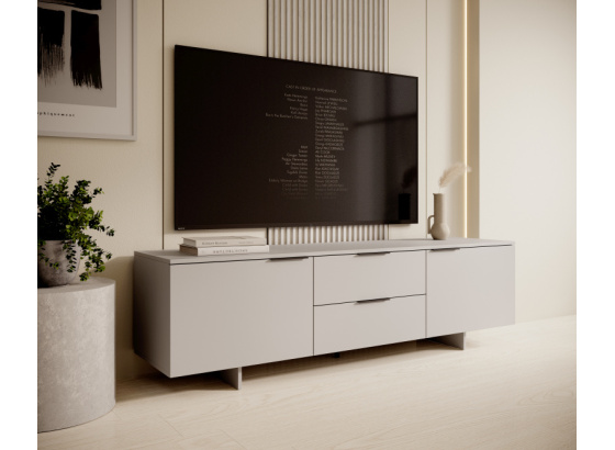 TV stolek ALMA 2D2S písková béžová / kašmír)