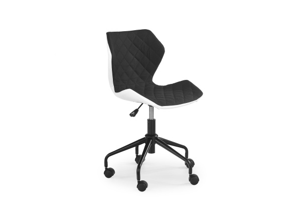 Dětská židle MATRIX bílá/ černá 
