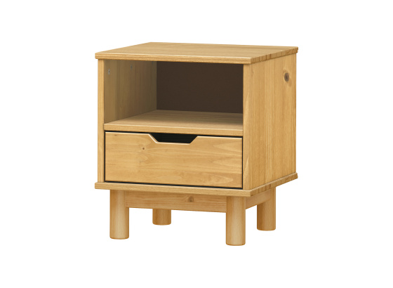 Noční stolek 1 zásuvka BONITO 2 vosk