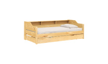 Jednolůžko se zásuvkami 8819 LILI lak