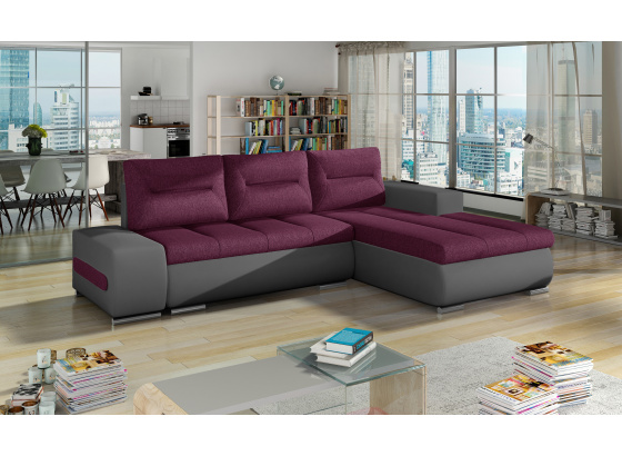 Sedací souprava Ottavio Lars 68/ eko kůže Soft 29 Pravá