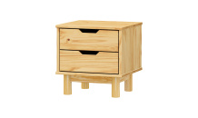 Noční stolek 2 zásuvky BONITO 2 lak
