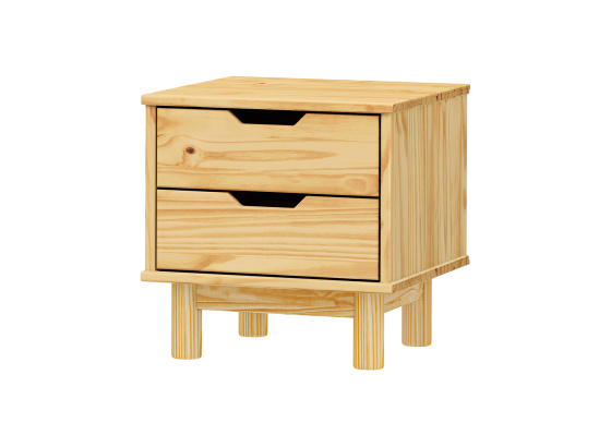 Noční stolek 2 zásuvky BONITO 2 lak