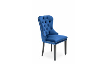 Jídelní židle MIYA černá/modrá