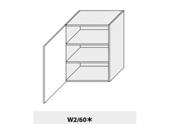 Horní skříňka PLATINIUM W2/60 grey