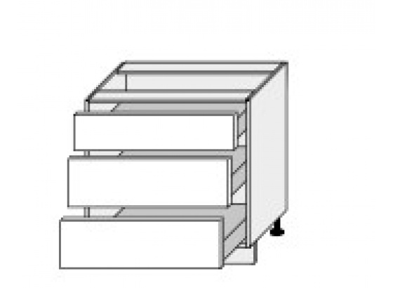 Dolní skříňka kuchyně Quantum D3A 80 bílá 