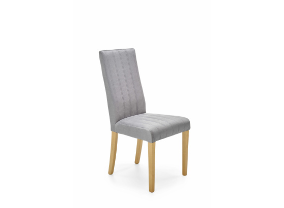 Jídelní židle DIEGO 3 dub medový/MONOLITH 85 (sv.šedá)