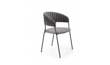 Jídelní židle K426 šedá/černá