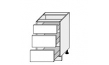 Dolní skříňka kuchyně Quantum D3A 50/grey