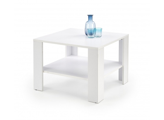 Konferenční stolek KWADRO čtverec bílý 