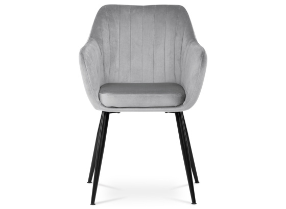 Jídelní židle PIKA SIL4 stříbrná/ černá