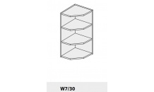 Horní skříňka PLATINIUM W7/30 bílá