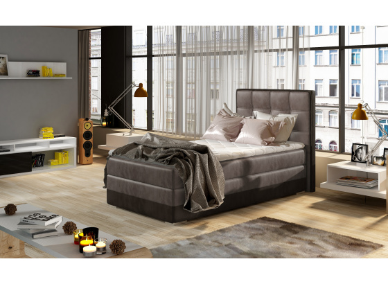 Postel Boxspring Aster 90x200 Monolith 09/ Monolith 29 provedení pravé