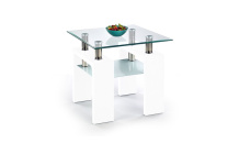 Konferenční stolek DIANA H čtverec bílý lak (p.p)