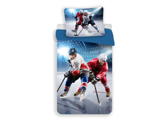 3D povlečení 140x200+70x90 cm - Hokej