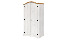 Šatní skříň CORONA 2dveřová bílý vosk