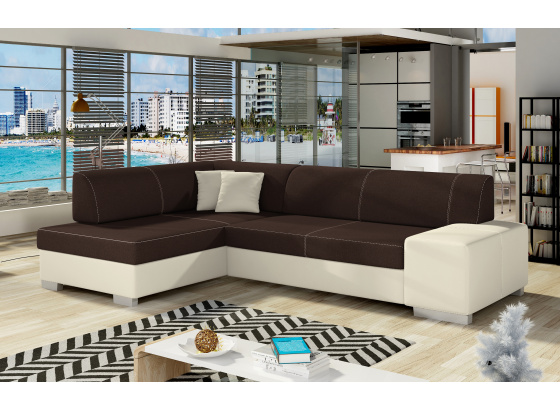 Sedací souprava Fabio Sawana 26/ eko kůže  Soft 33 Levá