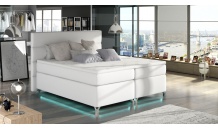 Postel boxspring AMADEO+LED 140x200 Soft 17