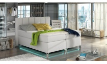 Postel boxspring BASILIO+LED 160x200 Soft 17