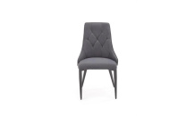 Jídelní židle K365 tmavě šedá/ černá