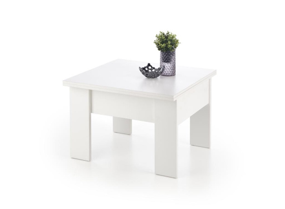 Konferenční stolek SERAFIN bílý rozkládací