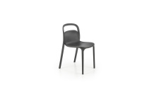 Jídelní židle K490 černá plast