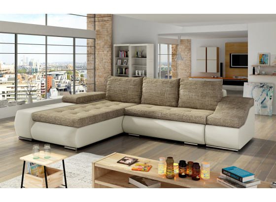 Sedací souprava Ontario Berlin 03/ eko kůže Soft 33 Levá