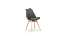 Jídelní židle K303 tmavě zelená / buk 