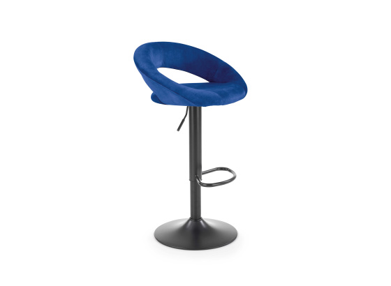 Barová židle H102  tmavě modrá