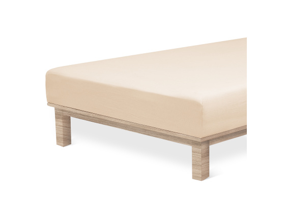 Prostěradlo Andrea Simone boxspring 180x200x35 kávové