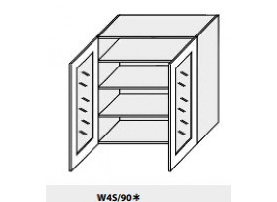 Horní skříňka EMPORIUM W4S/90 grey