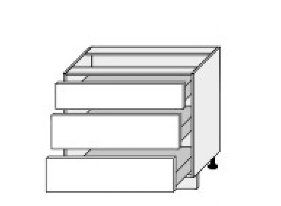 Dolní skříňka PLATINIUM D3A/90 grey