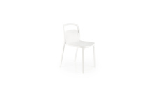 Jídelní židle K490 bílá plast