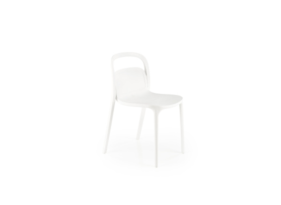 Jídelní židle K490 bílá plast