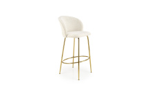 Barová židle H116 zlatá/ krémová