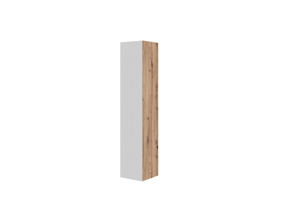 Závěsná koupelnová skříňka AVIOLA 1D dub artisan/ kašmír