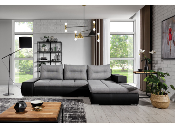 Sedací souprava Ottavio Sawana 21/ eko kůže Soft 11 Pravé