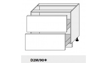 Dolní skříňka kuchyně Quantum D2M 90 bílá