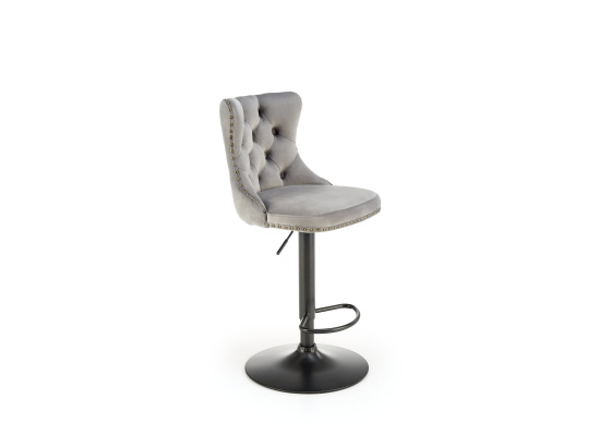 Barová židle H117 černá/ šedá